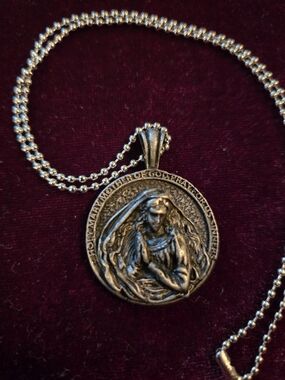 Virgin Mary Medallion Pendant
